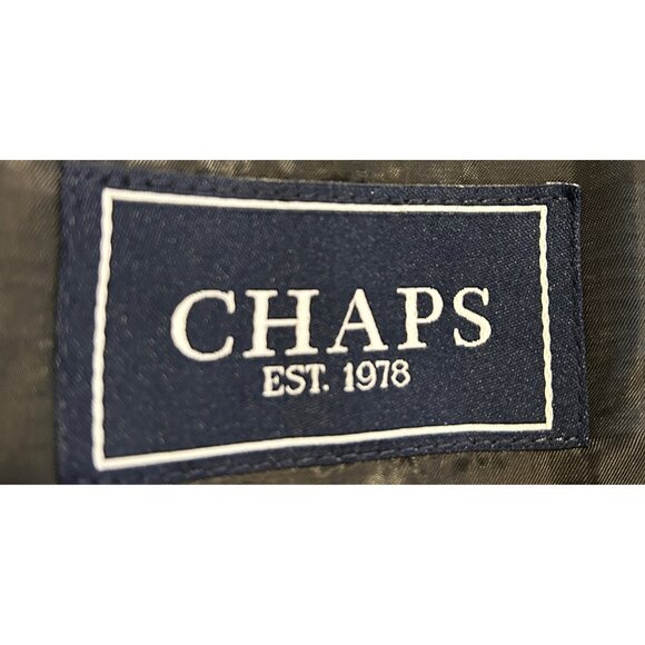 Chaps Blazer Mens 42R Gray 100% Wool Two-Button Classic Fit Sport Coat Classic - Picture 4 of 9